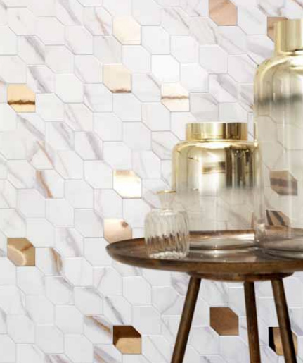 Industrio anthrazite large format tiles showroom Florida